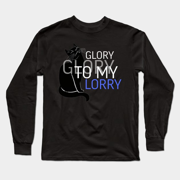 GLORY to the darkness Long Sleeve T-Shirt by Cool Art Clothing